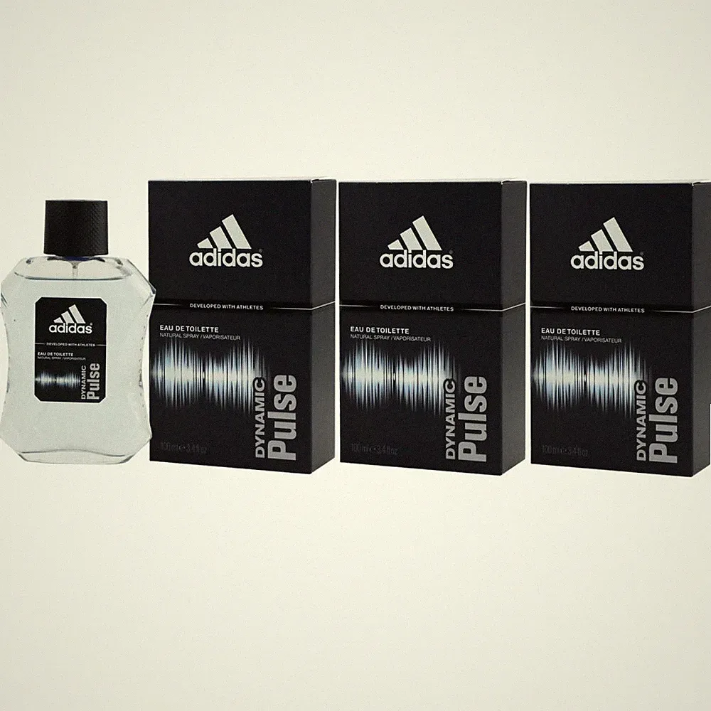 Adidas Dynamic Pulse 3 x 100 ml Eau de Toilette EDT Set Herrenparfum
