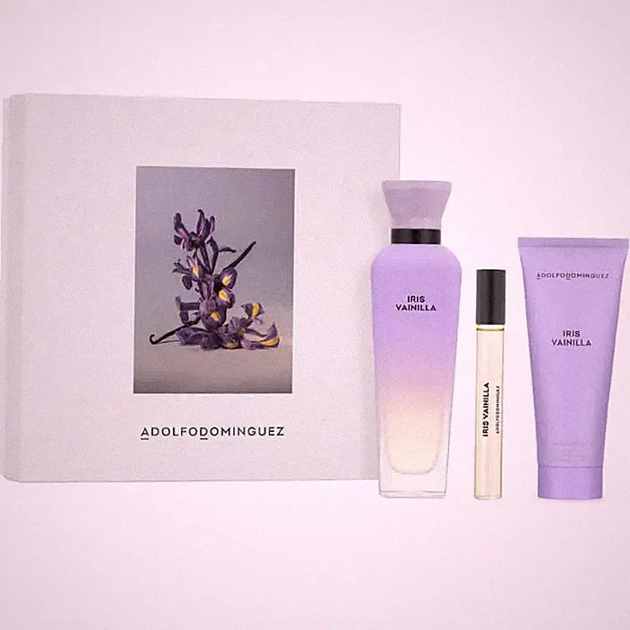 Adolfo Dominguez Iris Vainilla EdP Herren-Geschenkset 120 ml (3-Teilig) Duft NEU