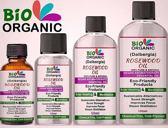 Ätherisches Rosenholzöl - 100% rein - für vegane Aromatherapie & Raumduft