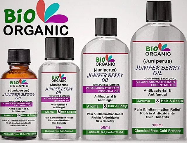 Ätherisches Wacholderbeerenöl - 100% rein - für vegane Aromatherapie & Raumduft