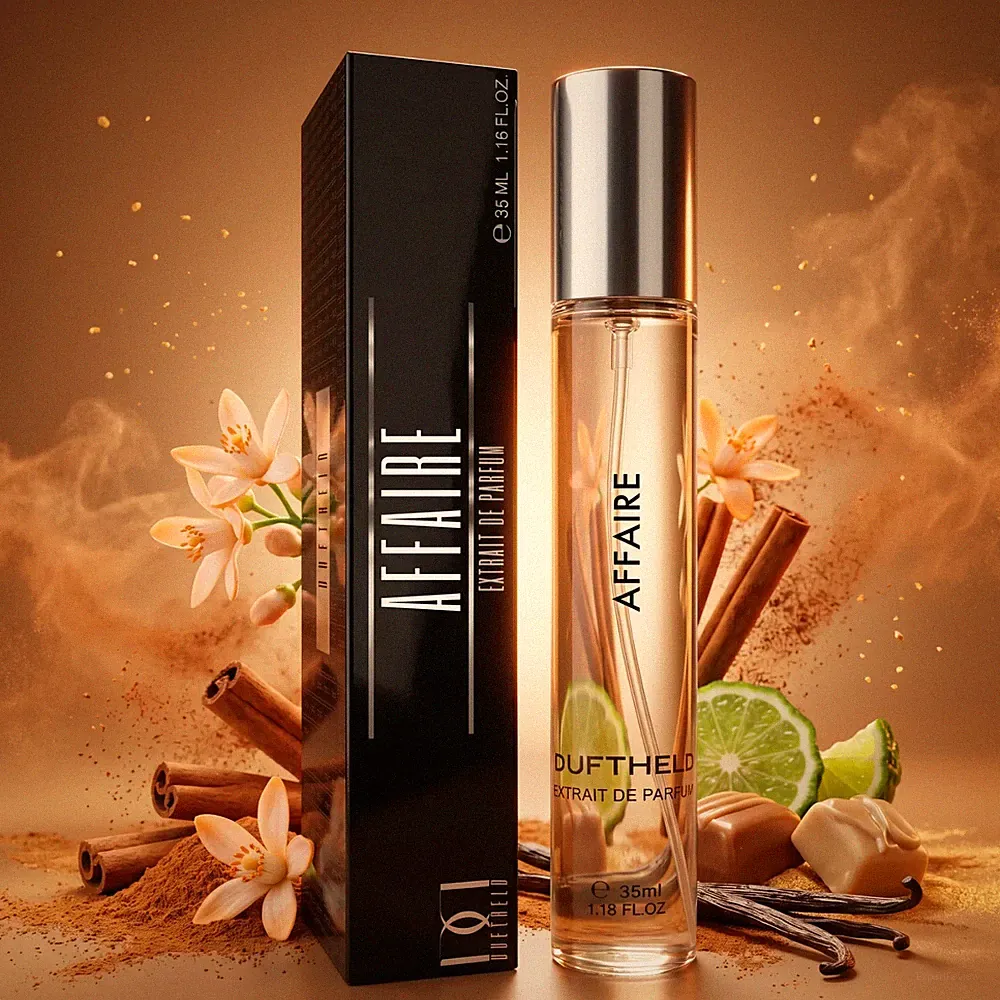 AFFAIRE 35ml Extrait de Parfum Herren Duftheld Körperspray Duft Würzig