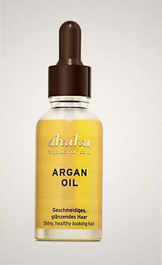 ahuhu Arganöl Haaröl 30 ml vegan parfümfrei Anti-Frizz Glanz Feuchtigkeit