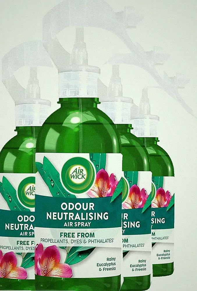 Air Wick Eukalyptus Lufterfrischer Spray 4er Pack Raumduft, gratis 🚚