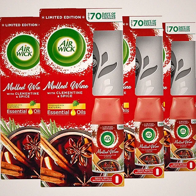 Air Wick Glühwein Clementine Gewürz Freshmatic Autospray Raumlufterfrischer