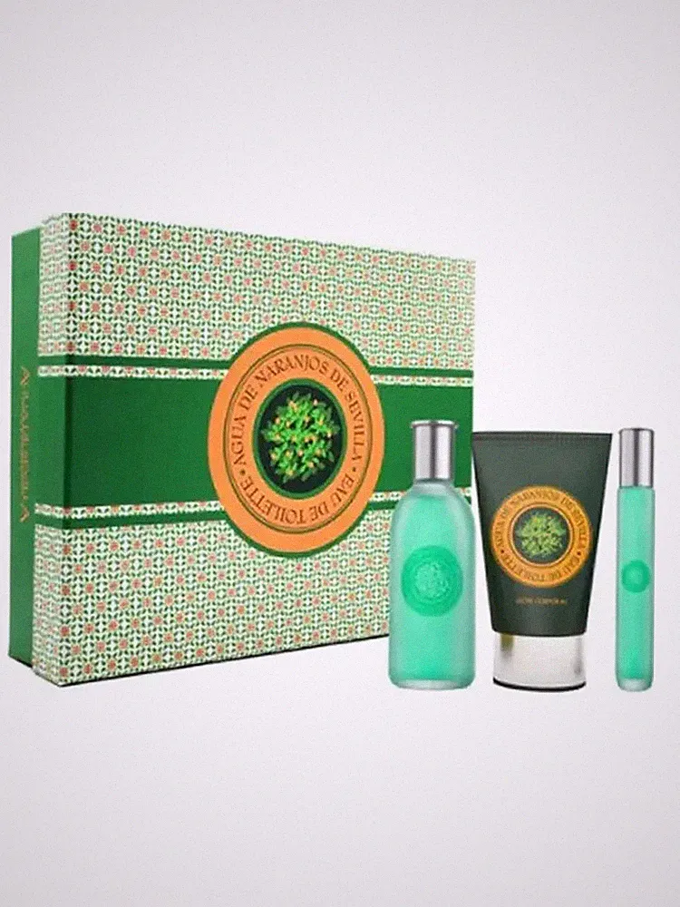 Aire de Sevilla Agua de Naranjos EdT Unisex-Geschenkset 125 ml (3-Teilig) Duft