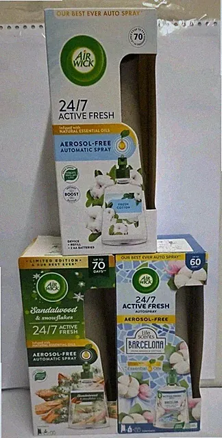 AirWick Active Fresh Aerosolfrei Komplett x 1 x2 oder x 3 Komplett