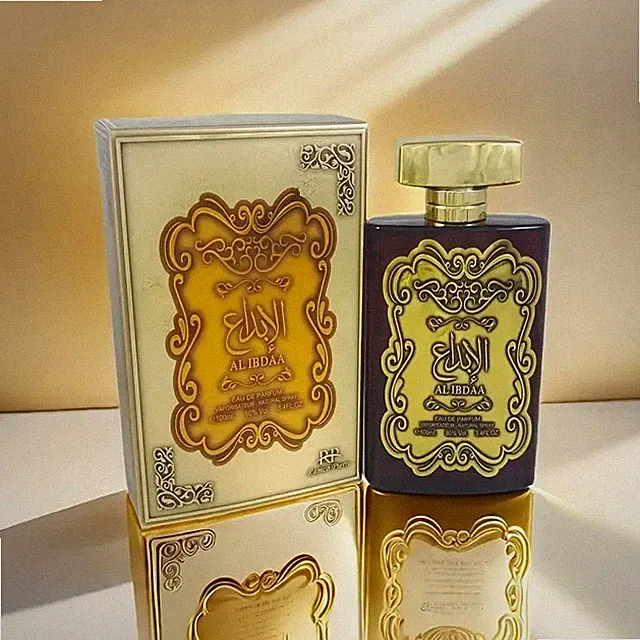 Al Ibdaa Gold EDP 100ml Parfum Spray Arabian Sweet Vanilla, Rose & Cedar