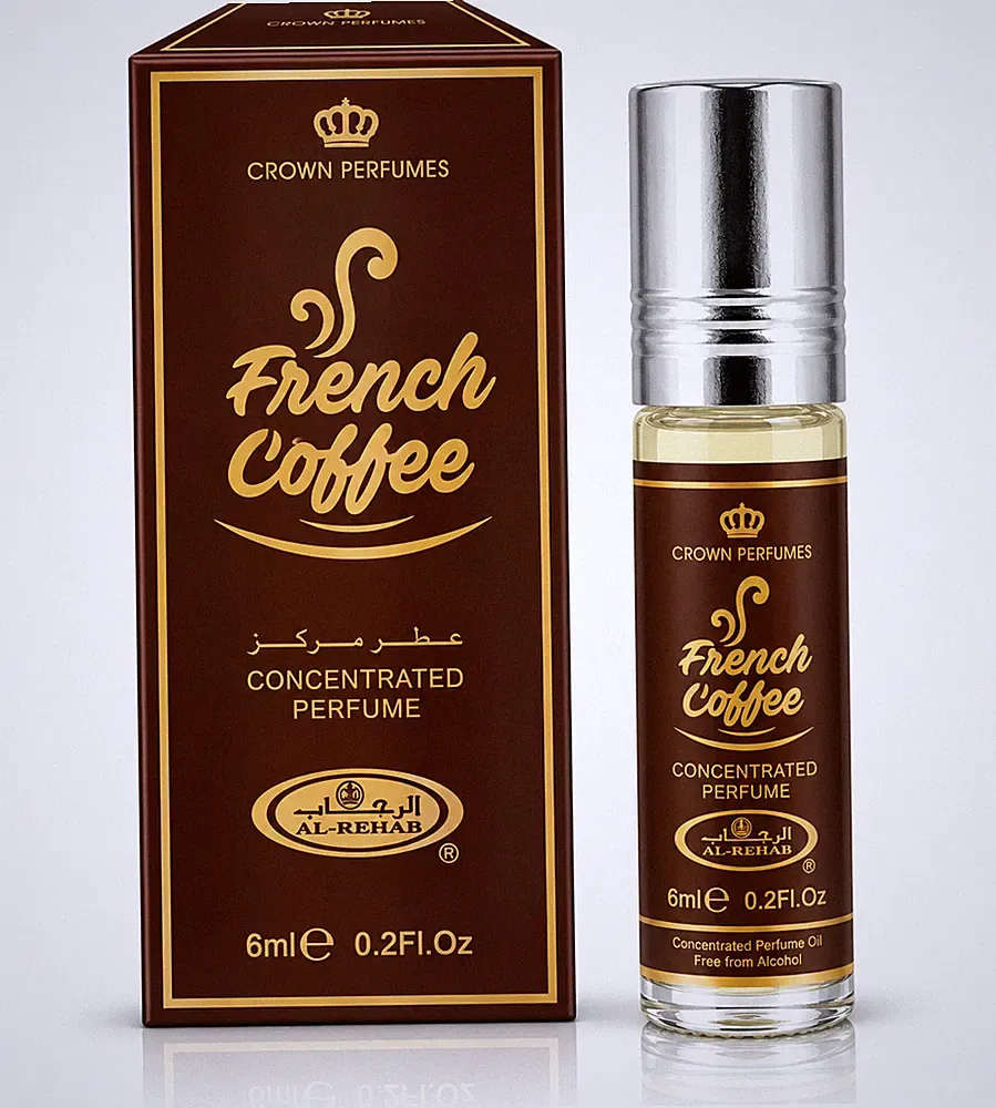 Al Rehab French Coffee 6 ml Parfümöl – Süßer Kaffee-Vanille Duft