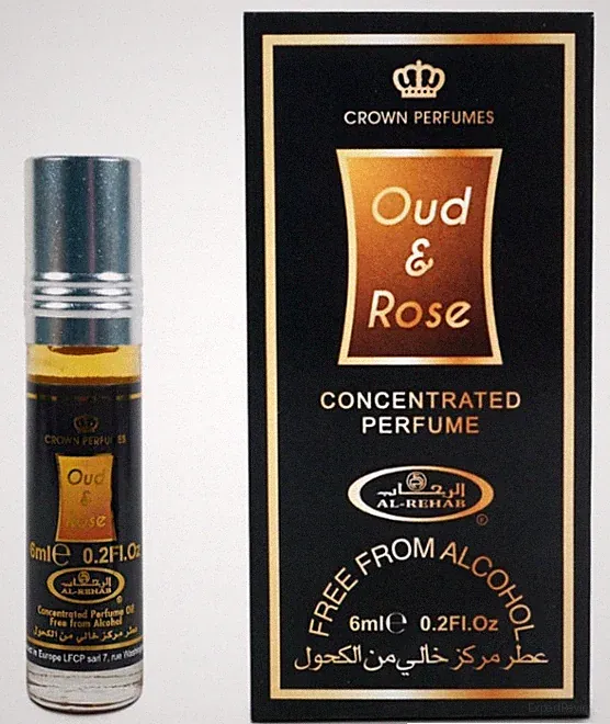AL REHAB Oud & Rose Parfümöl für Damen ( Roll-on ) 6 ml variant