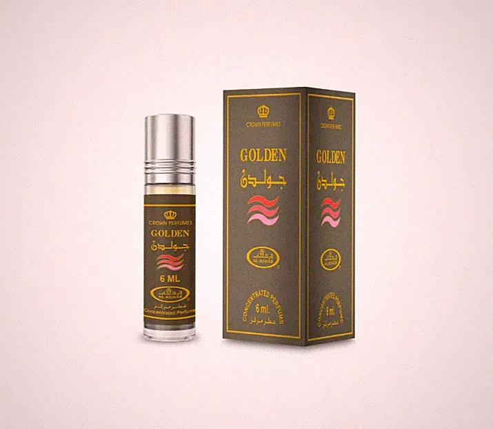 Al Rehab Parfümöl GOLDEN - 6 ML Herrenduft süß-würzig Roll - On