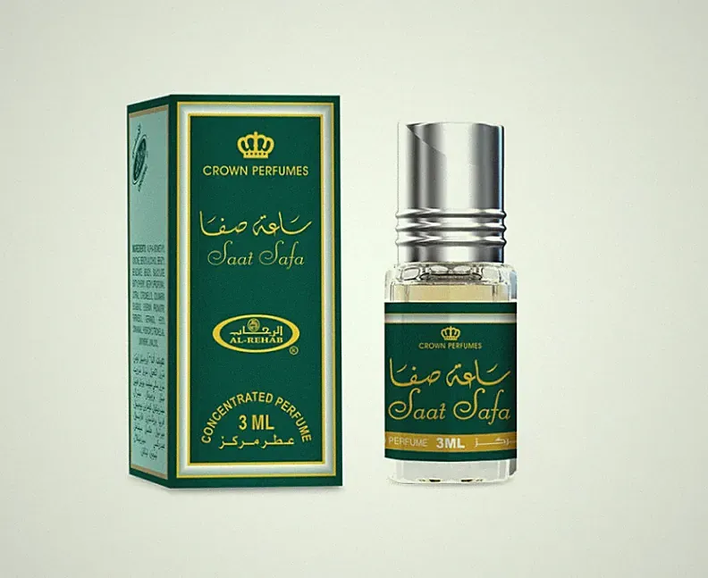 Al Rehab Saat Safa 3 ML Parfüm Öl Roll On orientalisch, warm, würzig, süßlich