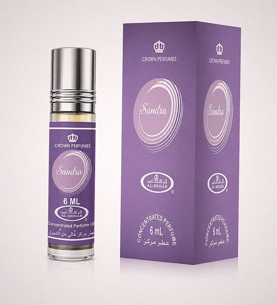 Al Rehab Sandra 6 ML Damen süß-pudrig Roll On Parfüm Öl