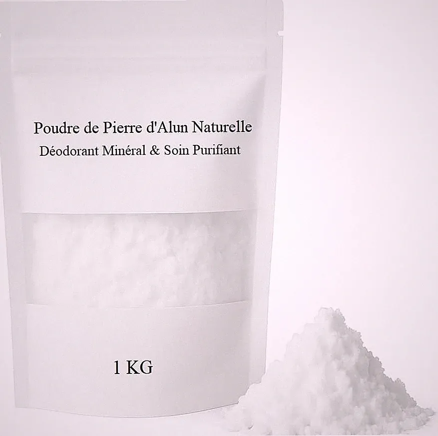 Alaunstein Pulver 1kg - 100% natürliches Deodorant & reine kosmetische Zutat