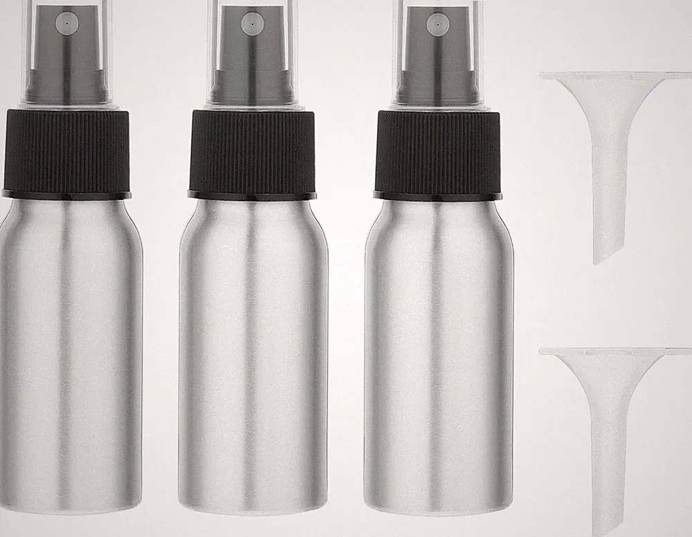 Aluminium Sprühflasche Klein, 3 Stück 50ml Parfum Zerstäuber Für Unterwegs, Spr