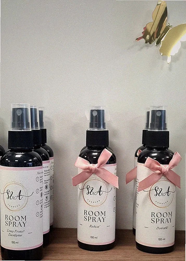 Amber & Cedarwood Handmade Raumspray 100ml - natürlicher Raumduft