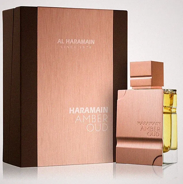 Amber Oud Spray 60ML Zeder Zitrone Bergamotte Holz Oud Harz Amber Oudh AL HARAMAIN