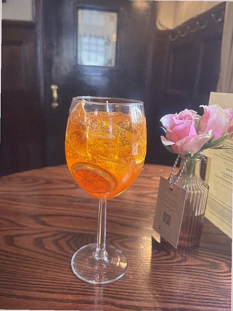 Aperol Spritz Gel Kerze: Realistischer Cocktail, Orange Zitrus Duft Geschenk für Sie
