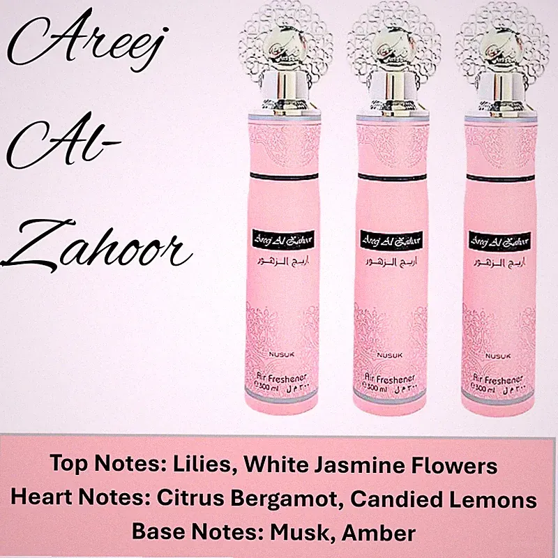 Arabian Lufterfrischer Bundle 3 x 300ml Luxus Femininer Duft Langanhaltend