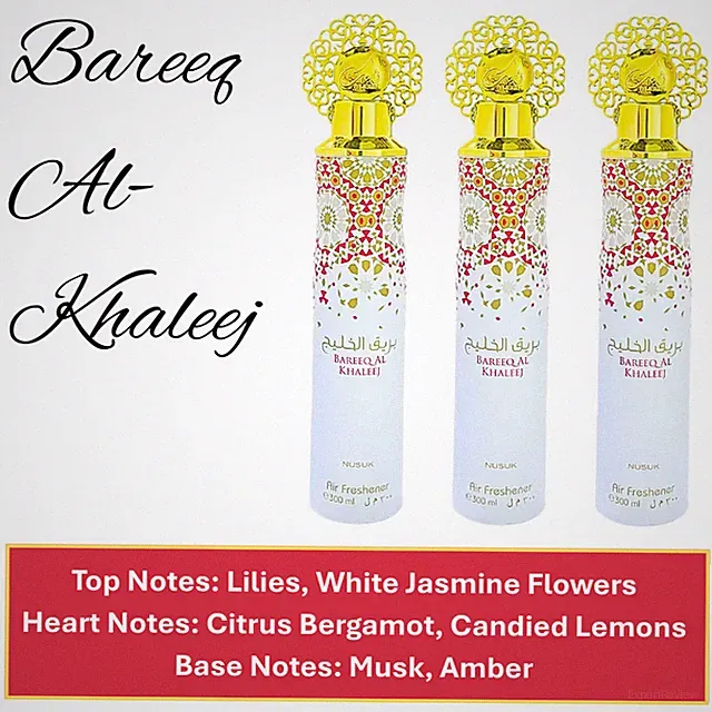 Arabian Lufterfrischer Bundle 3 x 300ml Luxus Femininer Duft Langanhaltend