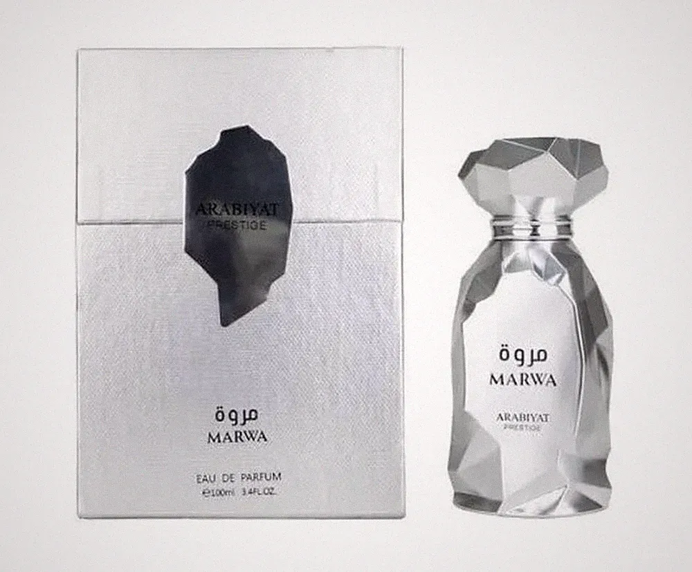 Arabiyat Prestige Marwa Eau De Parfum, 100 Ml, Silber Für Männer, Hergestellt in