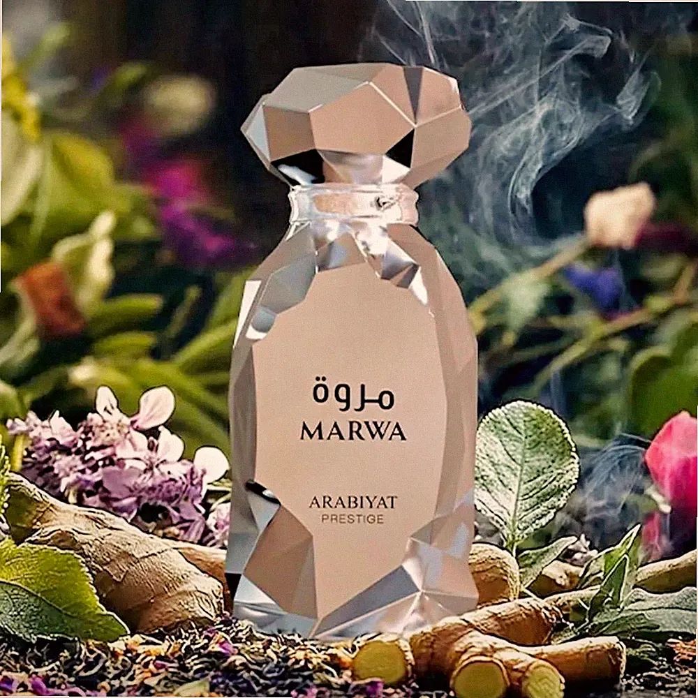 Arabiyat Prestige Marwa Eau de Parfum Spray 100ML. Packaging Opened – Unused