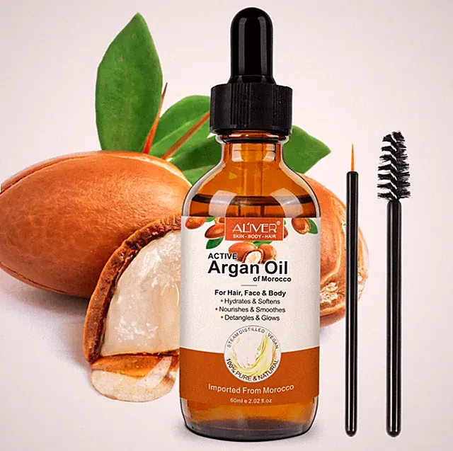 Arganöl aus Marokko, Vegan, Argan Öl für Gesicht, Körper und Haare Argan Oil
