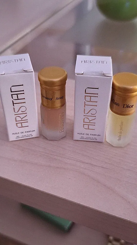Aristan Parfümöl Creamy Soap( Dove) Und Miss Dior Je 3ml . 2er Set