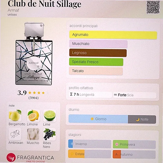 Armaf Club de Nuit Sillage für Herren 105 ml Eau de Parfum Spray
