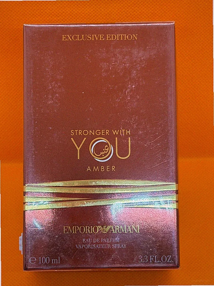 Armani Stronger With You AMBER 100 ml Eau de Parfum Neu & Ovp Exclusive-Edition