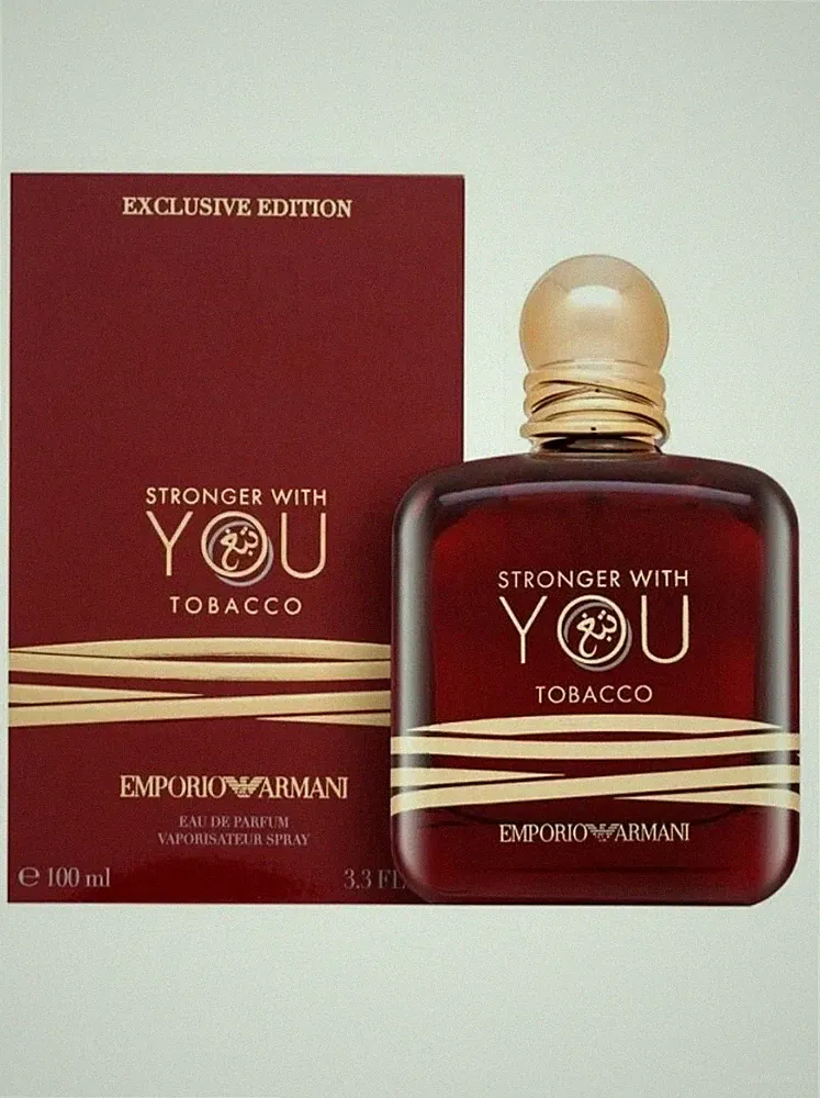 Armani Stronger With You Tobacco Eau De Parfum 100ml EDP Amber Classical