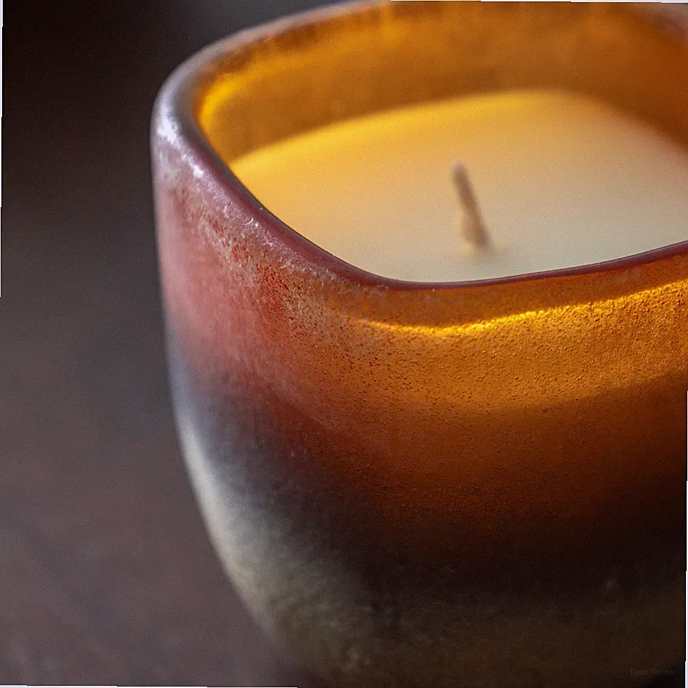 AROMA Luxus Quecksilber Glas Schale Kerze Jasmin und Vetiver - schöner Duft