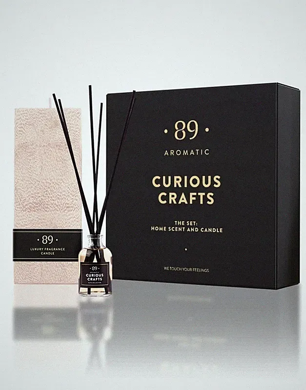 Aromatic89 Curious Craft Set Raumduft & Duftkerze parfümierter Produkte
