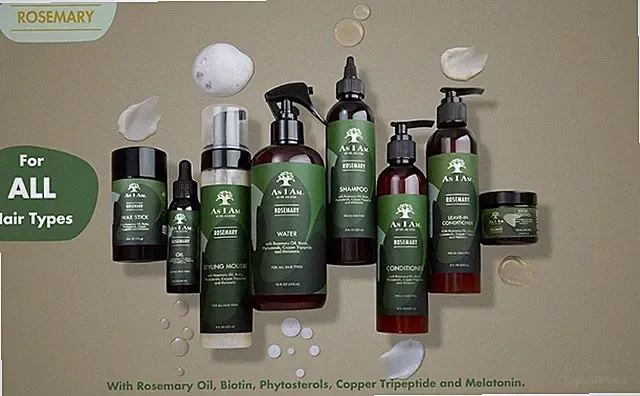 As I Am | Rosmarin Haarpflege Kollektion zur Förderung kräftiger, gesunder Haare