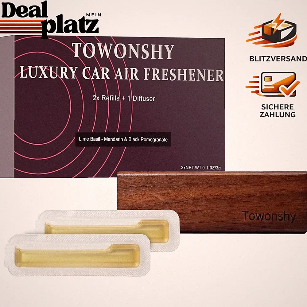 Auto Duft Kompatibel mit Rituals Parfüm, Elegante Holzhalterung Autoduft, Herren