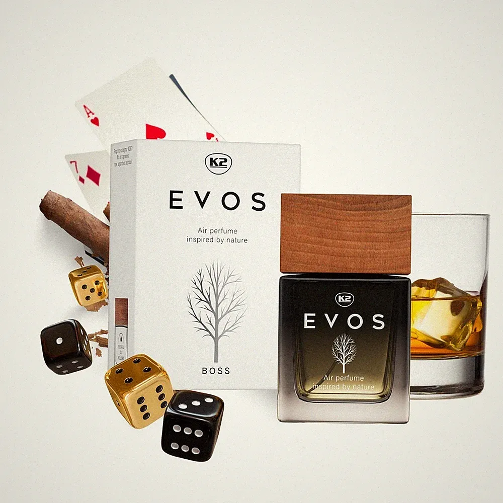 Autoduft K2 EVOS BOSS 50ml - Autoparfüm Büroduft Raumduft exklusiver Duft