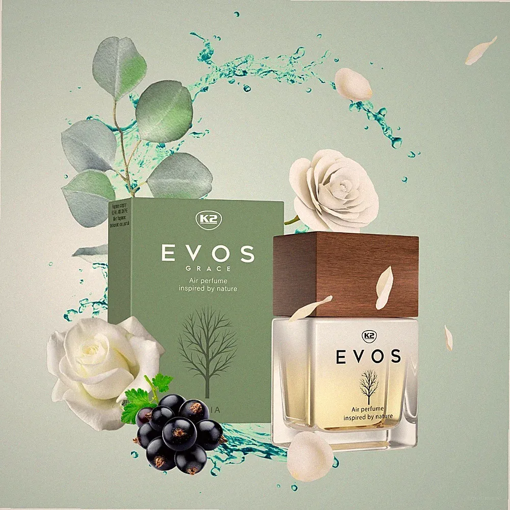 Autoduft K2 EVOS GRACE GAIA 50ml - Autoparfüm Büroduft Raumduft exklusiver Duft