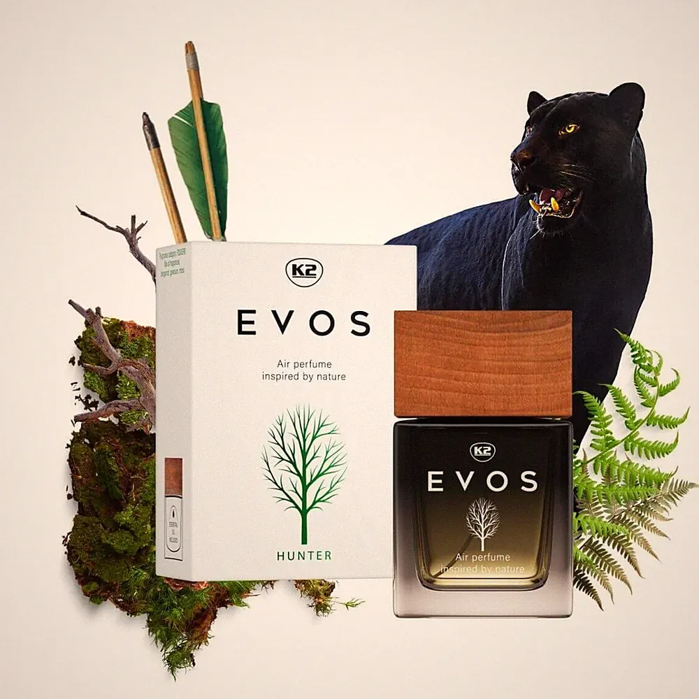 Autoduft K2 EVOS HUNTER 50ml - Autoparfüm Büroduft Raumduft exklusiver Duft