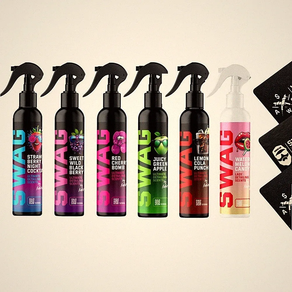 Autoduft-Set Lufterfrischer Innenraumduft Auto Duft Spray Duftspray 6x 150ml