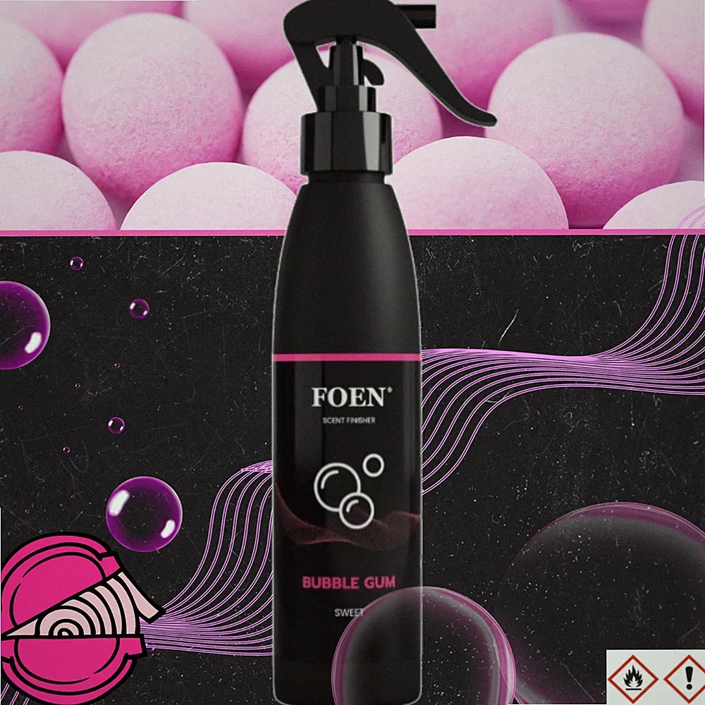 Autoparfum Duft Spray Bubble Gum Foen 185 ml Neuwagen Lufterfrischer
