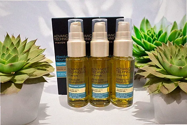 Avon ADVANCE TECHNIQUES 3x Marokkanisches Arganöl Kokosöl Haar Pflege Serum Kur