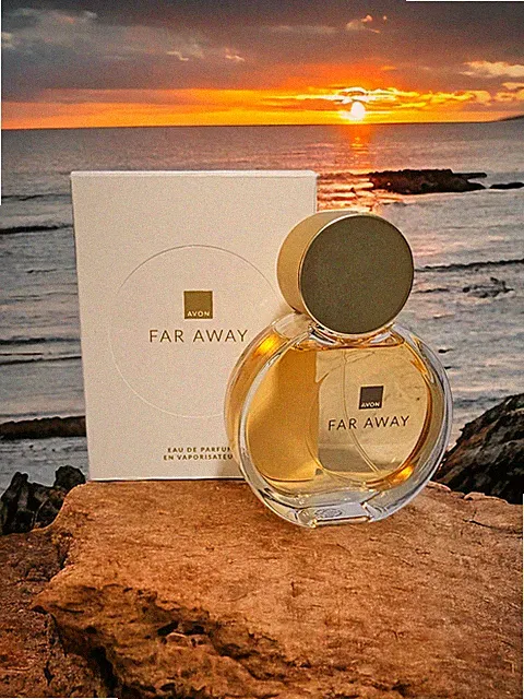 Avon FAR AWAY Damen Parfum Spray Sandelholz Amber Orange Jasmin Pfirsich Top 🔝