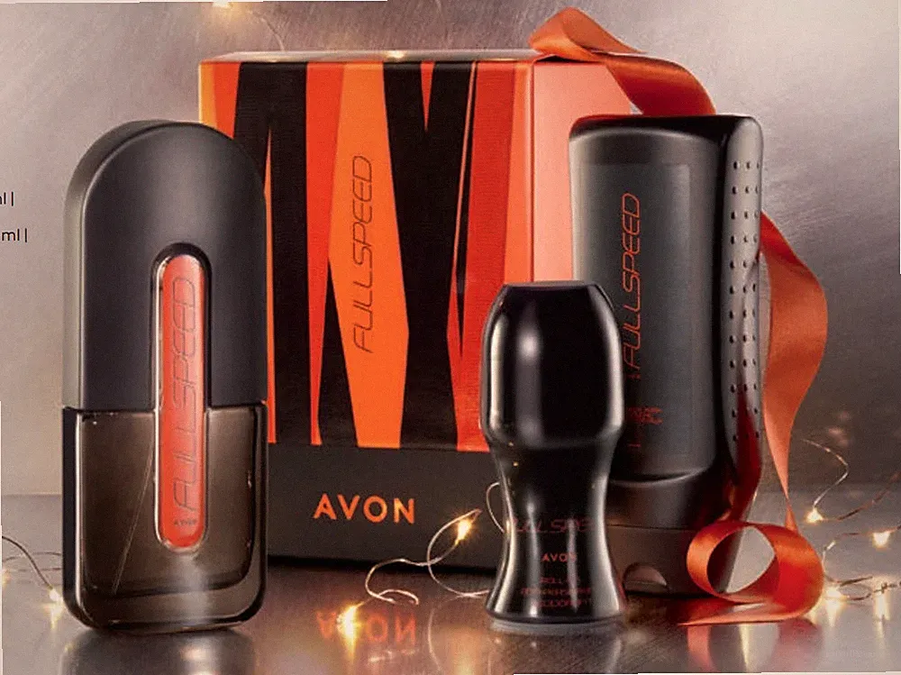 Avon Geschenk Set Full Speed für Ihn Parfum Deo Duschgel TOP ANGEBOT