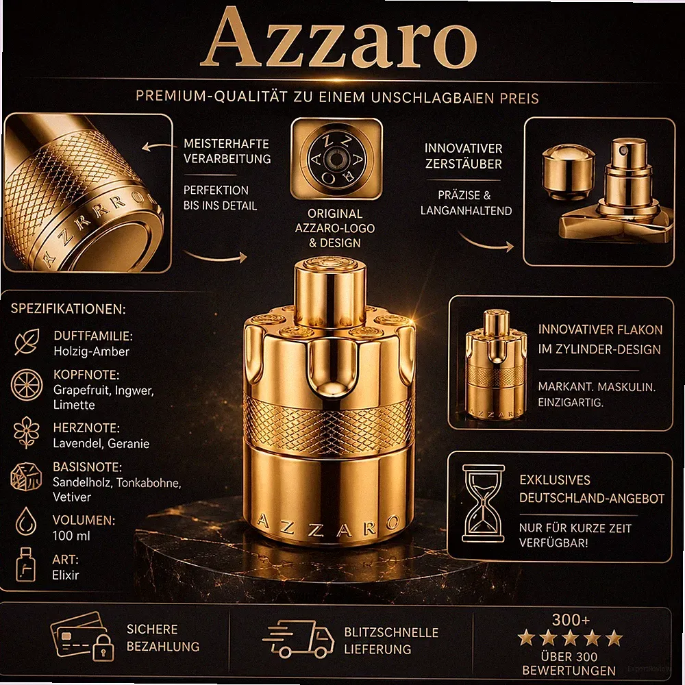 🧴🔥 Azzaro Forever Wanted Elixir – Holzig-würziges Eau de Parfum