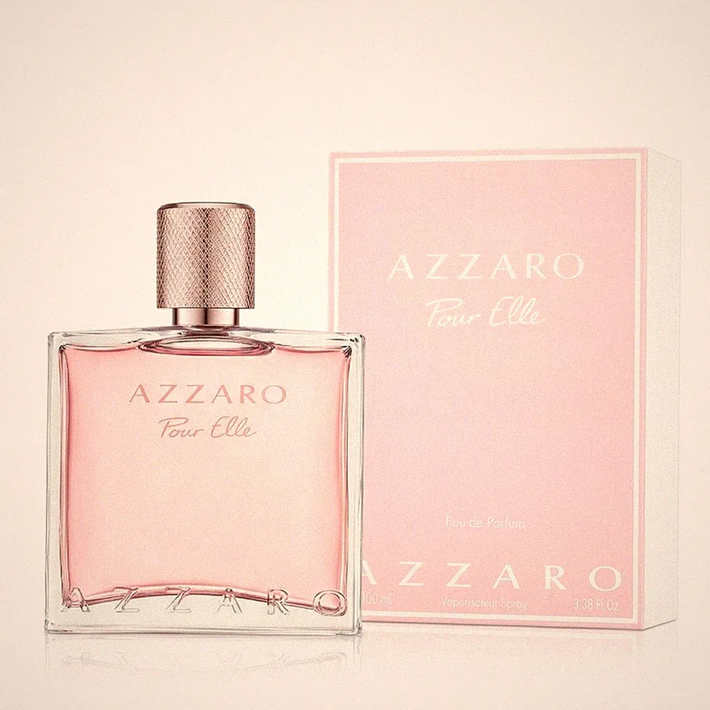 AZZARO POUR ELLE 100ml - 100ml EAU DE PARFUM SPRAY NEU IM BLISTER