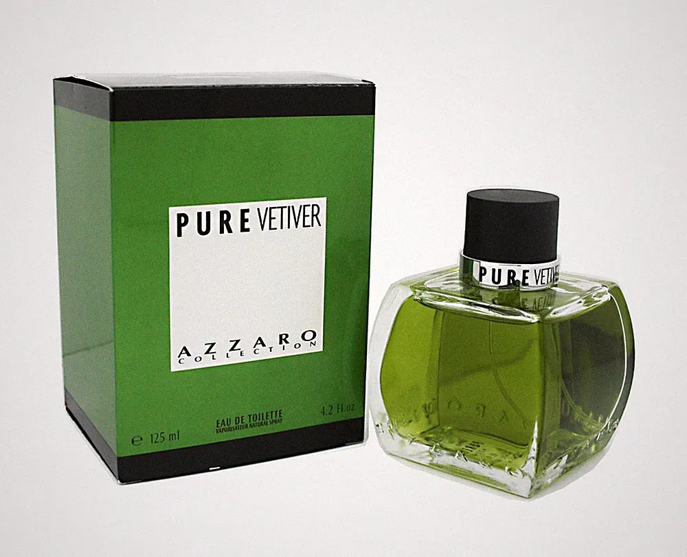 Azzaro, Pure Vetiver, Eau de Toilette Natural Spray, 125ml Neu Original