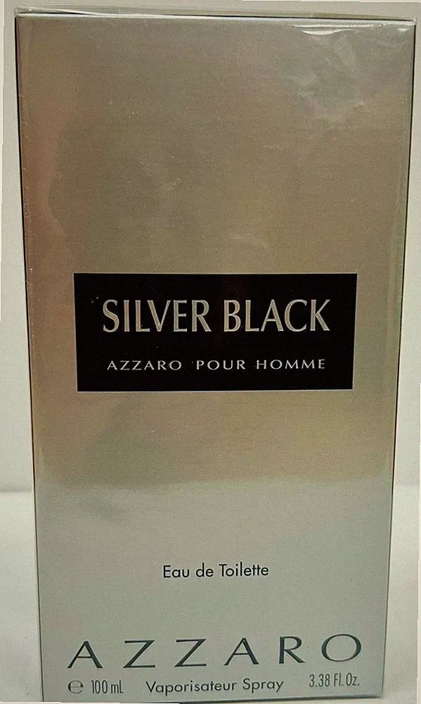 Azzaro Silver Black 100ml EDT Herren Parfum Ausverkauft Vintage Versiegelt