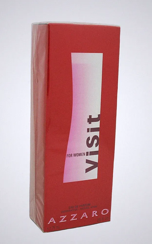 Azzaro, Visit for Women, Eau de Parfum Natural Spray, 75ml. Neu Versiegelt