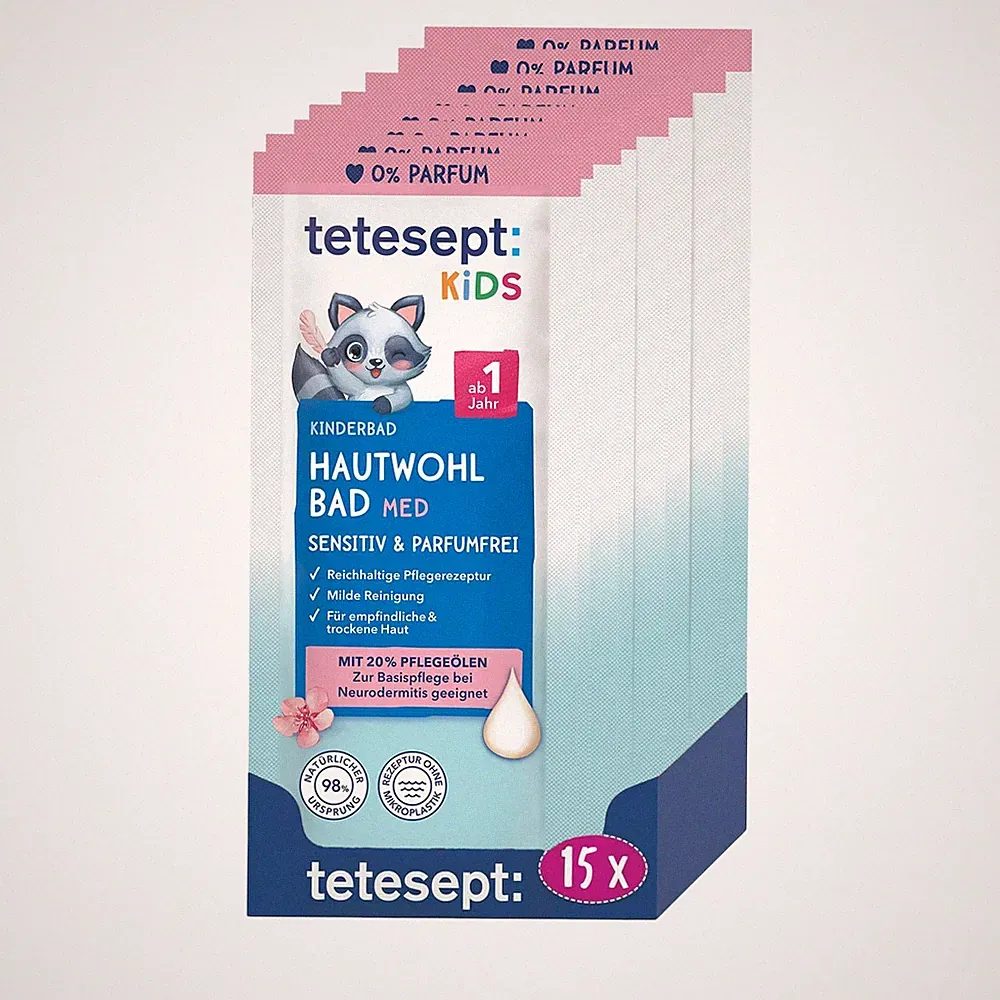 Badewanne Badezusatz für Kinder 25ml - Mandelöl, 0% Parfüm, tetesept
