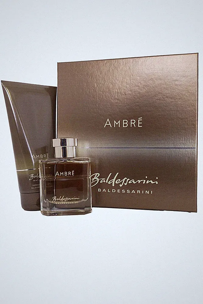 Baldessarini Ambre Eau de Toilette Spray 50 ml Gel 200 ml holziger Herrenduft