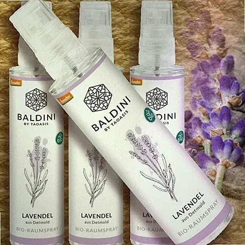 Baldini Bio-Raumspray deutscher LAVENDEL Demeter Raumduft bio Naturkosmetik